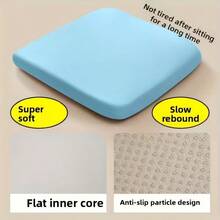 Ergonomic Car And Office Foam Seat Cushion - Contoured For Comfort, Slow Rebound Support, Washable, Polyester Fiber Material, Breathable Design, Comfortable For Long-Sitting, Car Seat Cushion Memory Foam Cushion For Office Chair, Student, Bench, Dining Chair - 10-Hour Support, Slow Rebound Anti-Sinking Design, Breathable Mesh And Durable Fabric, Suitable For Long Driving, Home Use - Multicolor - View 10