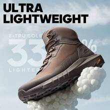 Men Wide Fit Boots - Coffee Brown - View 5