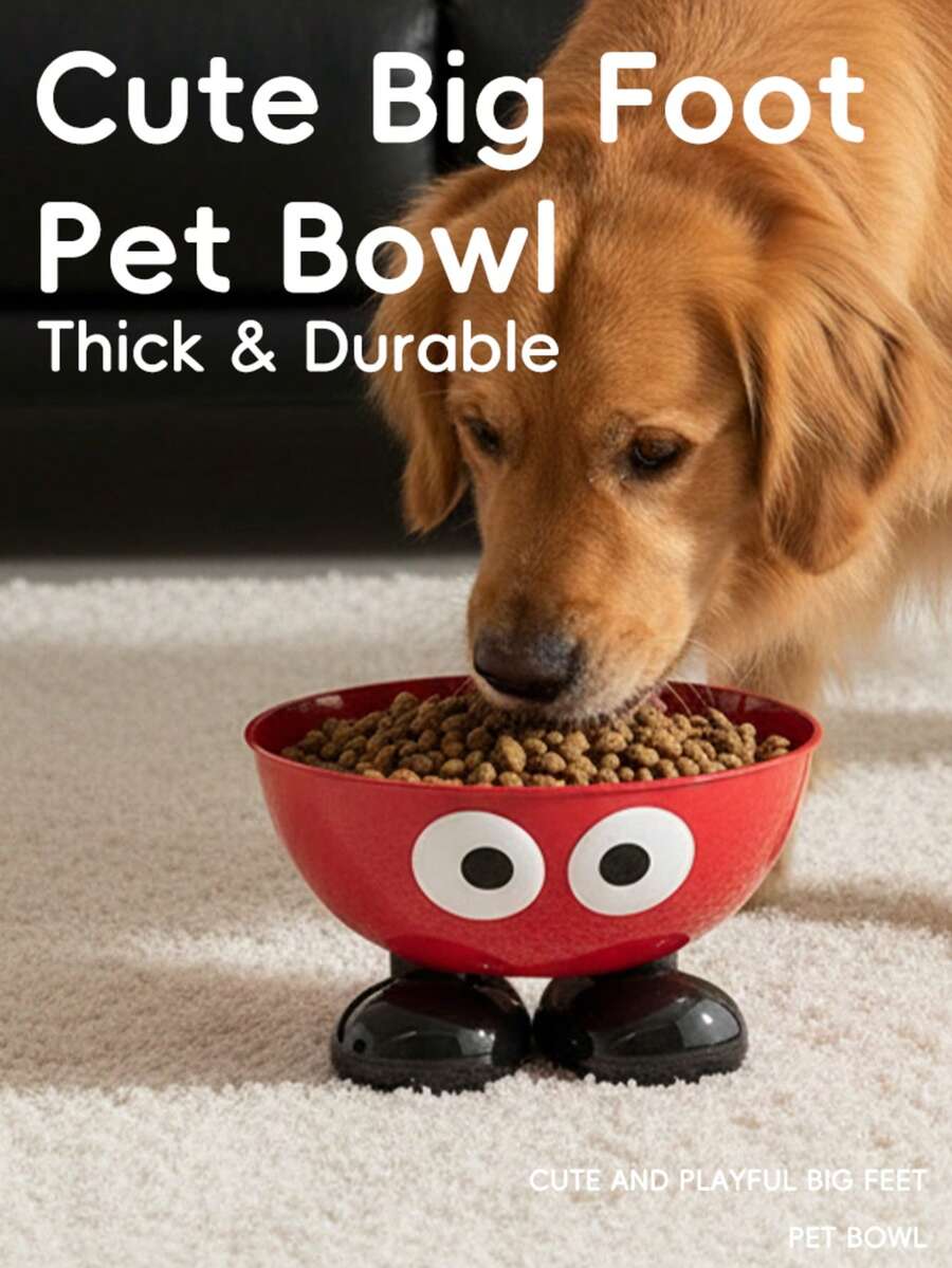 Large Capacity Anti-Slip Pet Bowl, High Raised Cat Bowl Protects Neck, Anti-Spill Pet Food Bowl - 1.2L - View 1