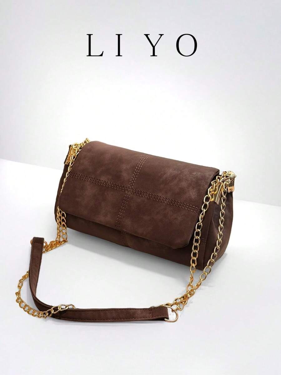 Sac à bandoulière polyvalent pour femme, sac à chaîne , sac à main de style minimaliste