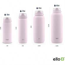 Ello Cooper Botella de agua de acero inoxidable aislada al vacio - casimirrosado - Ver 10