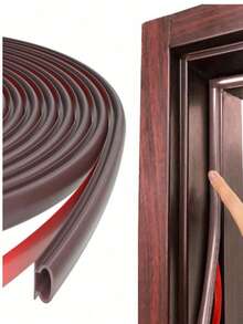 1pc Anti-Wind & Soundproof Self-Adhesive Door Weatherstrip