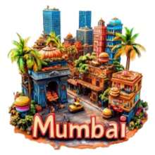 唯美世界风景冰箱贴，简约厨房家居装饰，复古旅行系列，适合打造温馨生活空间 - 彩色 - 查看 4