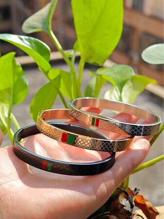 1 pieza Pulsera de acero inoxidable con dije de letra clásica y única para mujer, pulsera vintage con cruz, joyería resistente a la oxidación para la muñeca, regalo para fiestas