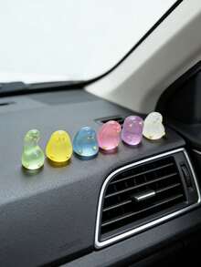 6 Stücke Auto Innenraum Dekoration Nachtlicht Geist Auto Mittelkonsole Rückspiegel Innenraum Dekoration - Einheitsgröße - Übersicht 11