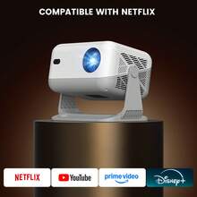 BDQ Netfli-Officially-Licensed Native 1080P 650ANSI 4K Android 13 F10 360° Projector With Auto Keystone Correction Focus Wifi6 BT5.2 Portable Outdoor - 查看 3