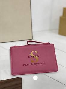 Personalised Bridesmaid Pouch, Bridesmaid Gift, , Monogrammed Bridal Pouch, Bridesmaid Gift Pouch, Clutch Bag, Pink Pouch, Hen Party Gifts - Multicolor - View 4