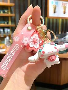 Sanrio New Kuromi Keychain, Cute Cartoon Character Keyring, Bag Charm, Small Gift - Multicolor - View 5