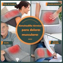 Compresa Caliente Electrica Almohadilla Térmica con Dolores Musculares de Rodilla Espalda Piernas Hombros y Más Manta Electrica  Suave con 4 Ajustes Temporizador y 9 Ajustes Temperatura Navidad Rosa - Rosa - Ver 2