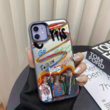 Funda para Teléfono: Funda de K-Boy Group C- Compatible con 17 16e 16 15 14 13 12 11 Pro X XR XSMAX 8 Plus, Cubierta Trasera Mate Anticaída17  17promax - Negro - Ver 7