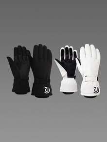 Un par de guantes resistentes al calor - impermeables, compatibles con pantalla táctil, guantes protectores cálidos para hombres - adecuados para deportes de invierno, ciclismo, esquí y actividades al aire libre, adecuados tanto para hombres como para mujeres. Es un regalo personalizado. - Multicolor - Ver 7