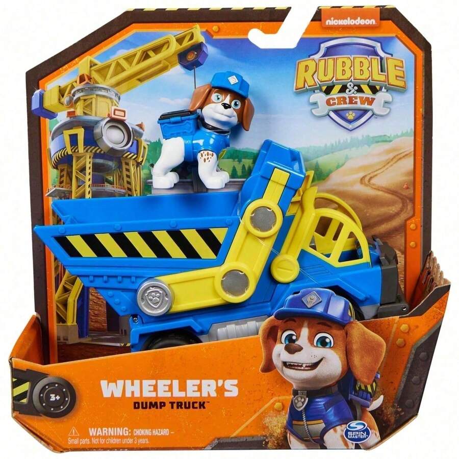 Spin Master Rubble & Crew, Toy Truck With Action Figure And Movable Construction Toys, Kids' Toys For Ages 3 And Up - Wild's Dump Truck - View 1