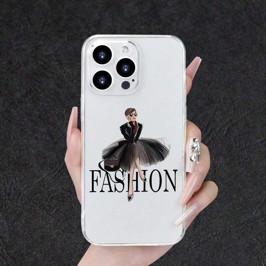 Carcasa clásica de teléfono móvil transparente de borde recto, adecuada para iPhone 17/17AIR/17 Pro/17 Pro Max/16/16E/16 Pro/16 Plus/16 Pro Max/15/15 Pro/15 Plus/15 Pro Max/14/14 Plus/14 Pro/14 Pro Max/13/13 Pro/13 Pro Max/13 Mini/12/12 Pro/12 Pro Max/12 Mini/11/11 Pro/11 Pro Max/X/XS/XR/XSMAX, La nueva carcasa de teléfono móvil para hombres y mujeres es un regalo de cumpleaños popular para amigos o parejas, huellas dactilares antiincrustantes duraderas, fundas protectoras antiincrustantes tpu de alta calidad, carcasa blanda de agujero fino, transparente y versátil.X/XR/XSMax - transparente - Ver 1