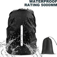 Cubierta impermeable para mochila con tiras reflectantes de | Cubierta antipolvo y antirrobo para mochila, adecuada para senderismo, camping, ciclismo, viajes - Multicolor - Ver 12