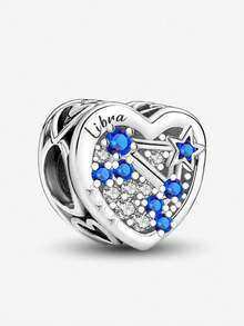 1pc Beads, Suitable For Women Bracelet, Bangle DIY Jewelry Making And Daily Outfit Matching, Suitable For Girls Wearing - Heart-shaped Constellation - View 13