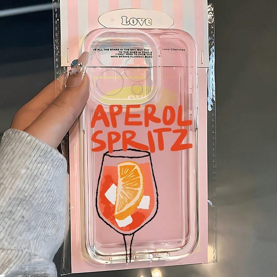 Funda para teléfono: Diseño Aperol Aperitif Transparente, Compatible con iPhone 17, 16, 15, 14, 13, 12, 11, 11 Pro, 12 Pro, 13 Pro, 14 Pro, 15 Pro, 16 Pro, 17 Pro, 11 Pro Max, 12 Pro Max, 13 Pro Max, 14 Pro Max, 15 Pro Max, 16 Pro Max, 17 Pro Max, 12, 13, 14 Plus, 15 Plus, 16 Plus, 17 Air, - Color mezclado 1-1092 - Ver 1