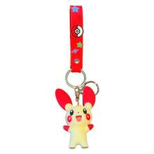 Pokémon Keychain - Cartoon Pikachu Plush Pendant, Car Key Chain Accessory, Creative Cute 3D Bag Charm, Holiday Party Gift - Multicolor - View 12