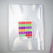 A3 20-Page Student Exam Paper Document Folder, Transparent Multi-Layer File Folder - 20-page Document Storage Bag - View 7