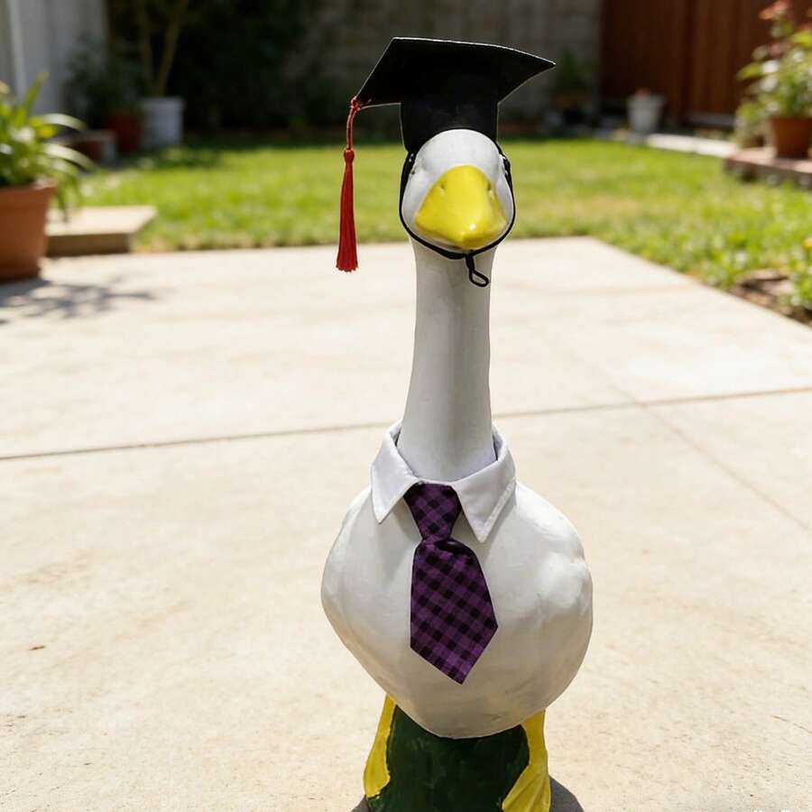 6set Different Styles Porch Goose Outfits , Suitable For All Seasons, Summer Lawns, Gardens, Terraces, Courtyards, And Other Occasions, Graduation Season, And Birthday Outfits. - Phong cách mùa tốt nghiệp - Xem 1