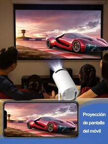 Proyector 4K con Decodificación 4K y Android WiFi | Proyector Portátil con Full HD 1080P y Ultra HD | Altavoz Incorporado Mando a Distancia Corrección Automática y Giratorio 180° | Compatible con iOS, Android PC Laptop Tablet USB DVD | Ideal para Exteriores Cine en Casa y Reuniones - Tipo de Enchufe A USA (110-127V) - Ver 7