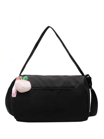 1pc Yoga Sports Travel Bag, Yoga Gear Storage, Suitable For Short Trips, Large Capacity, Suitable For Women, Can Be Used For Training, Swimming, Fitness. Combines Storage Function And Crossbody Bag Function.