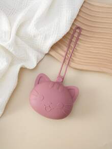 1pc Personalized Customization Name And Pattern Baby Silicone Pacifier Holder Cute Cat Shape Portable Pacifier Storage Bag Baby Accessories - Multicolor 1 - View 16