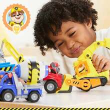 Spin Master Rubble & Crew, Rubble's Bulldozer Toy Truck With Movable Parts And A Collectible Action Figure, Kids' Toys For Ages 3 And Up - Mix's Mixer Truck - View 10