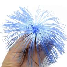 6 Pieces Polyester Silk Tassels, Silky Floss Tassels, Mixed Color Bookmark Tassels With Cord Loop, For Jewelry Making Souvenir Bookmarks DIY Craft Accessory, Curtain Sewing, Bag Pendant And DIY Craft. - Multicolor - View 3