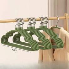 10个/5个加厚防滑树脂弧形晾衣架，适用于阳台晾晒衣物，非常适合紧凑型居住空间和阳台布置，弧形架设计可最大限度地提高空气流通，加厚防滑表面和防潮树脂涂层，为毛衣、T恤、毛巾和精致衣物提供多种晾晒选择；是春季大扫除、换季整理和日常收纳的理想之选，易于放置、存放和搭配兼容的晾衣配件，同时保持阳台或杂物间的整洁有序。