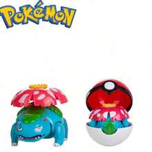 1Box/2PCS Pokemon Pokeball ActionFigure Pet Action Model Toys,Poke Ball Summoning Deformed Doll Model Doll,Cartoon Action Figur,Pocket Monster Pokeball Model Gift ,Perfect Birthday Gift - Multicolor - View 6