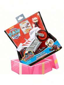 Spin Master Moto Pups Motorcycles, Pull Back Motor And Characters Figure - Rubble - View 7