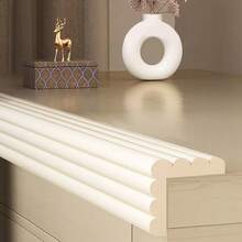 2m Protectores de esquinas de para bebés, Cojín de borde de mesa para bebés, Protector de borde de cuna, Tiras de amortiguación de espuma