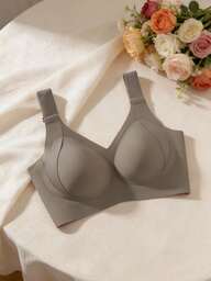 女士加大码支撑文胸，缩小并提升文胸以减少胸部下垂，适合大胸围