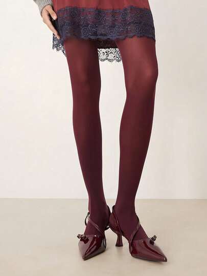 1 Pair Women's Solid Color Casual Daily / Home Relaxation / Short Trip Socks