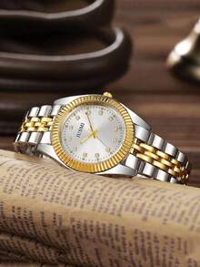 1 件装经典石英表，设计简约，配色时尚，是办公场合、节日礼物、年末促销和线上购物的理想之选。