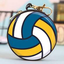 Monedero con cremallera en forma de bola, monedero pequeño de dibujos animados, monedero con cremallera, regalos de cumpleaños para niños - Fútbol americano - Ver 19