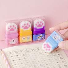 Creative Cute Pet Animal Roller Eraser Student Prize Gift School Supplies
