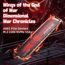 Lexar ARES SSD M.2 NVMe PCIe4.0 X4 | 1TB/2TB/4TB | 读取速度 7400MB/s | TLC 闪存颗粒 | 游戏及高速存储 - 黑色 - 查看 8