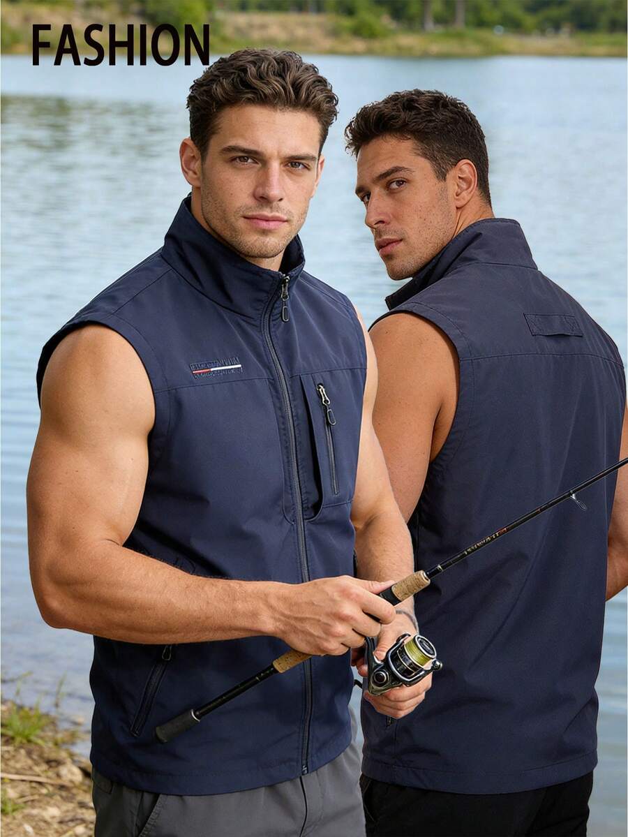 Spring/Summer Pre-Release Fashionable 3D Cut Outdoor Functional Fishing Vest