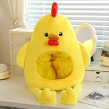 1pc Funny Cute Mouse & Chick Plush Headpiece Hat, Stuffed Doll Prop For Photo Shoot, Parent-Child Interaction, Birthday Gift, Easter Gift - Multicolor - View 15