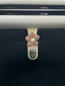 خطاف صندوق القفازات للسيارة، خطاف لاصق لصندوق القفازات، خطاف صندوق القفازات بزهرة صغيرة، خطاف تخزين للراكب الأمامي، خطاف تخزين داخلي للسيارة - متعدد الألوان - مشاهدة 10