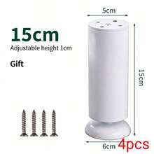 4pcs Adjustable Aluminum Alloy Furniture Legs - Precise Height Adjustable, Suitable For Replacement Legs On Beds, Sofas, Tables And Other Furniture | Heavy Duty Support - Multicolor - View 11