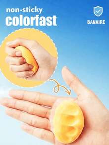 BANAIRE 儿童风干黏土，12/24/36/72 件装风干黏土套装，DIY 魔力黏土套装，超轻造型黏土，易于使用的风干黏土工艺配件，儿童彩色黏土，节日儿童手工黏土创意玩具 - 彩色 - 查看 5