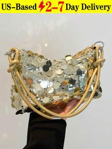 Elegant And Stylish Mini Banquet Shoulder Bag, Sparkling Handbag, Ladies' Bag, Party Clutch-Perfectly Complements Various Events Like Parties, Weddings, Dances, And Dinners. Pairs Beautifully With Holiday Party Dresses, Evening Gowns, And Sequined Skirts. An Elegant Party Handbag And Wedding Shoulder Bag, This Party Clutch Is Designed Specifically For Weddings, Banquets, And Formal Occasions-Making It An Ideal Gift For Women. - 彩色 - 查看 13