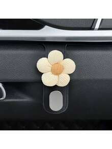 خطاف صندوق القفازات للسيارة، خطاف لاصق لصندوق القفازات، خطاف صندوق القفازات بزهرة صغيرة، خطاف تخزين للراكب الأمامي، خطاف تخزين داخلي للسيارة - متعدد الألوان - مشاهدة 12