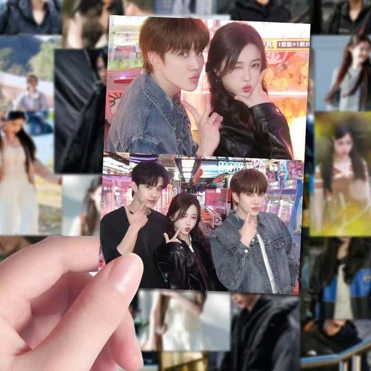 80 قطعة من مواد ملصقات "المسار المزدوج" لأشقاء جيان مو جين تشاو، ملصقات جميلة لحافظات الهاتف DIY، مجموعة المعجبين، تزيين زجاجات المياه، لوحات التزلج، الأمتعة، هدية مفاجأة للأصدقاء - متعدد الألوان - مشاهدة 5