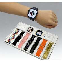 Couple Digital Watches - 銀色 - 查看 2