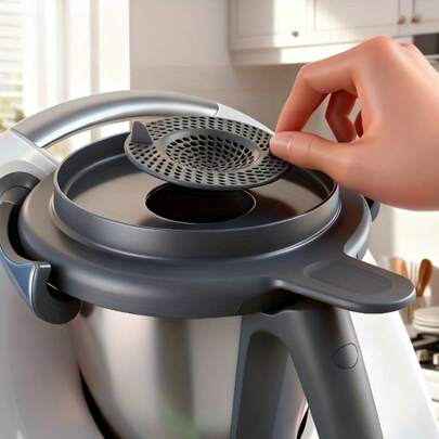 1/3pcs Splash Guard, Anti-Splash Cover, Kitchen Tool For Cooking Jam, Filtering Net, Suitable For Thermomix TM7/TM6/TM5/TM31
