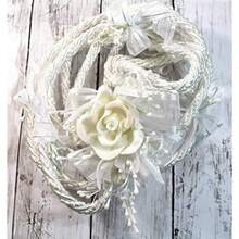 Beautiful White Intertwine Silver Embellishment Accent Rope Migajon Lazo Wedding Lasso Traditional Lazos De Boda Tradicional Bridal Gift Box - Blanco - Ver 5