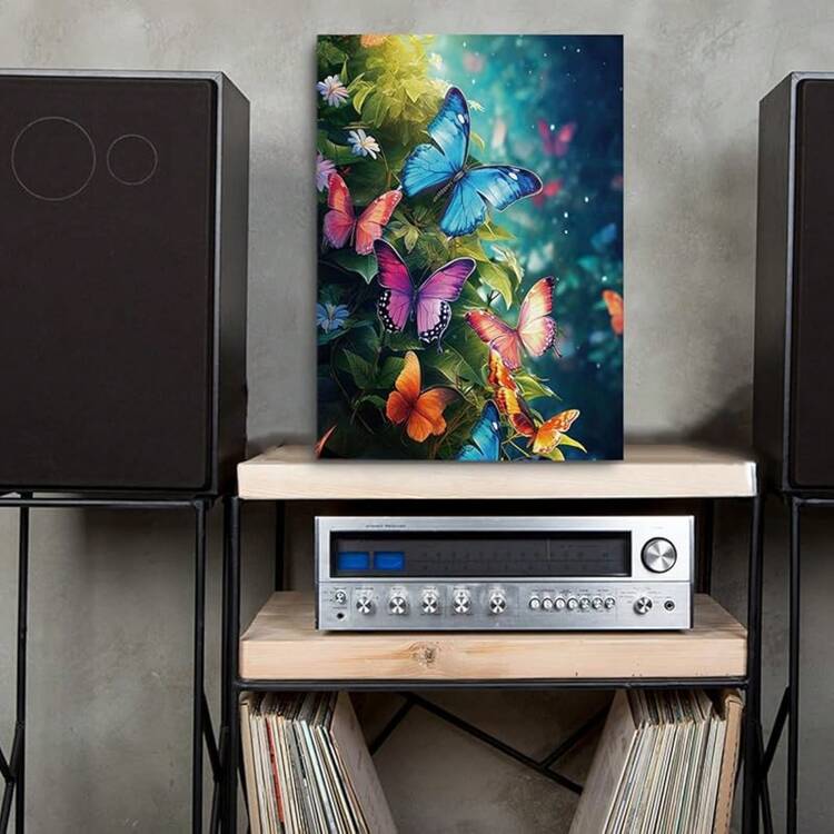 Decoración de mariposa linda, regalos de mariposa para mujeres y niñas, arte de pared en lienzo, impresiones estéticas, póster, pintura, obra de arte para el hogar, dormitorio, baño, habitación de niños y niñas. xIN,,Ready to Hangcuadros decorativos para sala,poster,con marco,posters,cuadros para la pared ,marcos para cuadros,cuadro,virgen de guadalupe,salascuadros decorativos para sala,poster,con marco,posters,cuadros para la pared ,marcos para cuadros,cuadro,virgen de guadalupe,salas - transparente - Añade 4